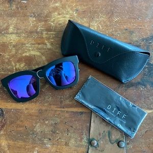 NEW | DIFF Eyewear Carson Polarized Mirrored Sunglasses